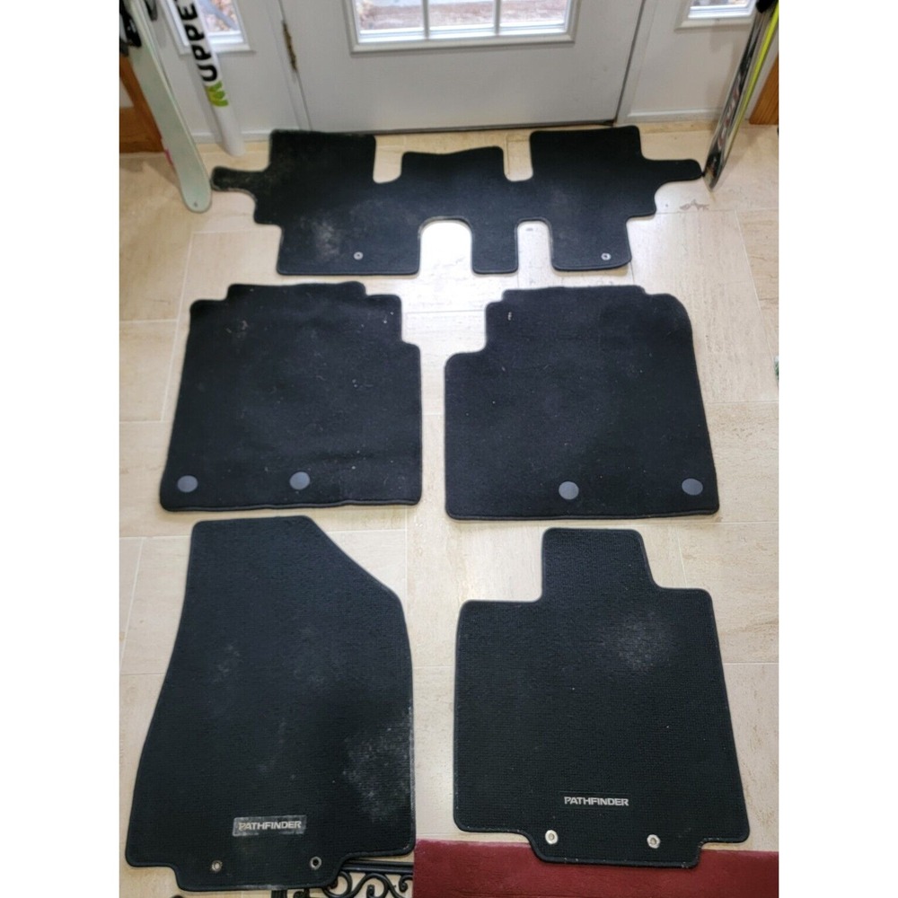 Pathfinder 5 Floor Mats 2012-13 Driver Passenger Rear Left Rear Right Second Row